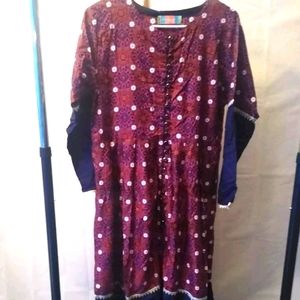 Adraj Pattern long Kurti